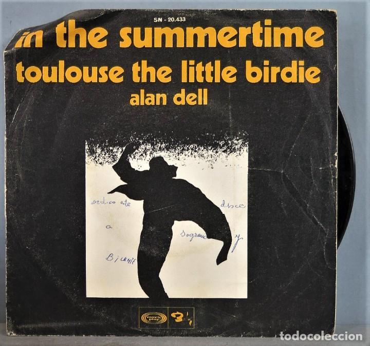 Discos de vinilo: SINGLE. ALAN DELL. IN THE SUMMERTIME - Foto 1