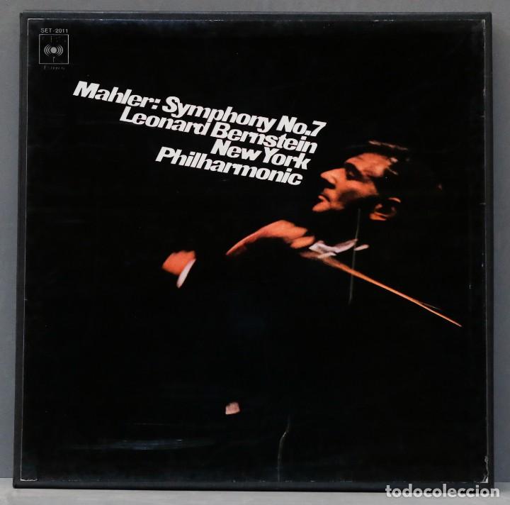 Discos de vinilo: CAJA LP. MAHLER. SYMPHONY N 7. BERNSTEIN - Foto 1