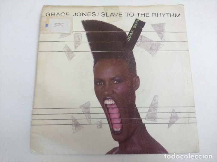 Discos de vinilo: SINGLE/GRACE JONES/SLAVE TO THE RHYTHM. - Foto 1