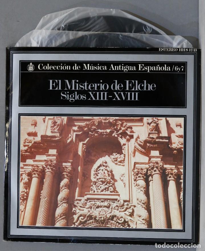 Discos de vinilo: 2 LP. EL MISTERIO DE ELCHE SIGLOS XIII-XVIII