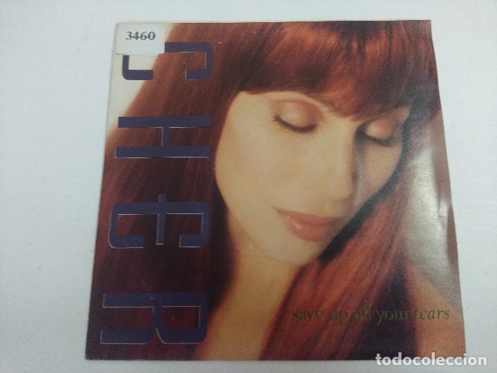 Discos de vinilo: SINGLE/CHER/SAVE UP ALL YOUR TEARS. - Foto 1
