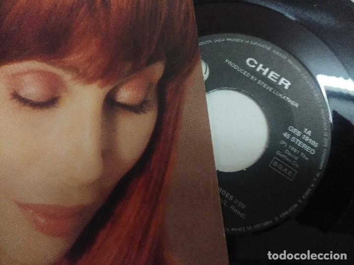 Discos de vinilo: SINGLE/CHER/SAVE UP ALL YOUR TEARS. - Foto 2