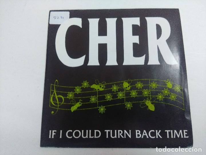 Discos de vinilo: SINGLE/CHER/IF I COULD TURN BACK TIME/PROMOCIONAL. - Foto 1