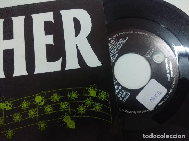 Discos de vinilo: SINGLE/CHER/IF I COULD TURN BACK TIME/PROMOCIONAL. - Foto 2