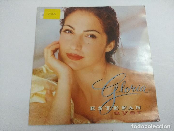 Discos de vinilo: SINGLE/GLORIA ESTEFAN/AYER/PROMOCIONAL. - Foto 1