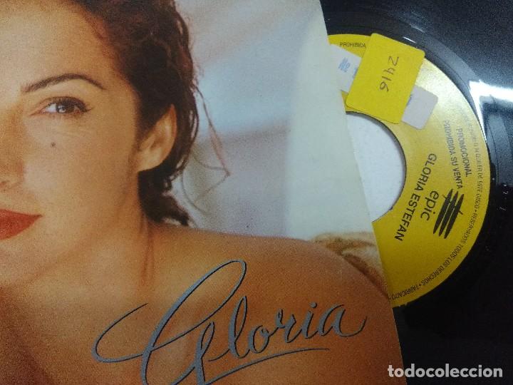 Discos de vinilo: SINGLE/GLORIA ESTEFAN/AYER/PROMOCIONAL. - Foto 2