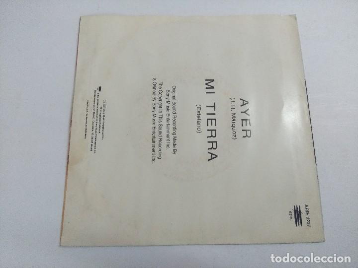 Discos de vinilo: SINGLE/GLORIA ESTEFAN/AYER/PROMOCIONAL. - Foto 3