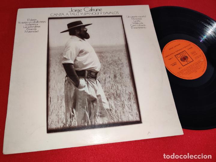Discos de vinilo: JORGE CAFRUNE Canta a Falu, Yupanqui y Davalos LP 1972 CBS ESPA&Ntilde;A SPAIN