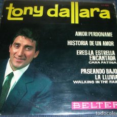 Discos de vinilo: TONY DALLARA - AMOR PERDONAME + 3 - SOLO LA PORTADA DEL EP