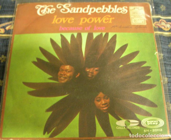 Discos de vinilo: The Sandpebbles &ndash; Love Power - SINGLE 1967 - Foto 1