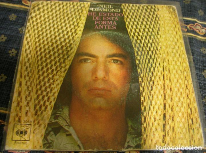 Discos de vinilo: Neil Diamond &ndash; Ive Been This Way Before - SINGLE 1975 - Foto 3