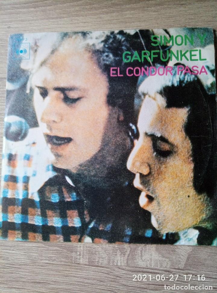 Discos de vinilo: Simon And garfunkel single el c&oacute;ndor pasa - Foto 1