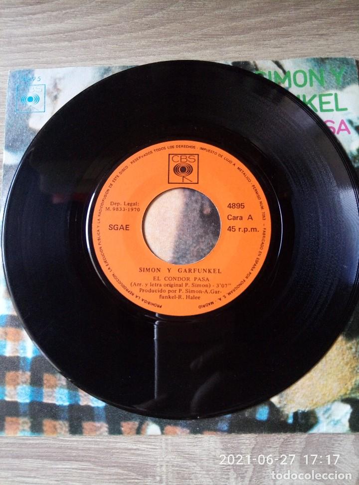 Discos de vinilo: Simon And garfunkel single el c&oacute;ndor pasa - Foto 4