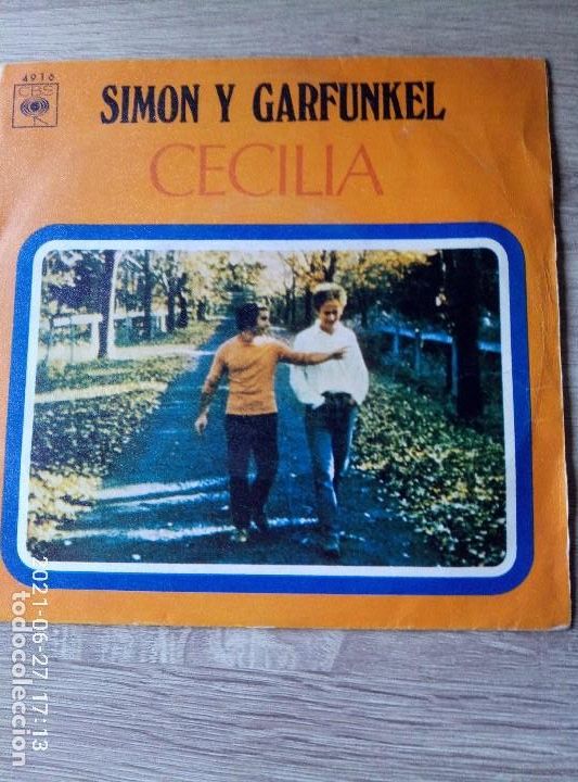 Discos de vinilo: Simon And garfunkel single cecilia - Foto 1