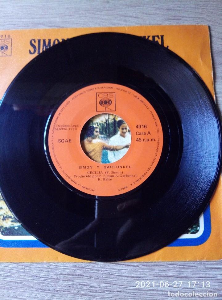 Discos de vinilo: Simon And garfunkel single cecilia - Foto 3