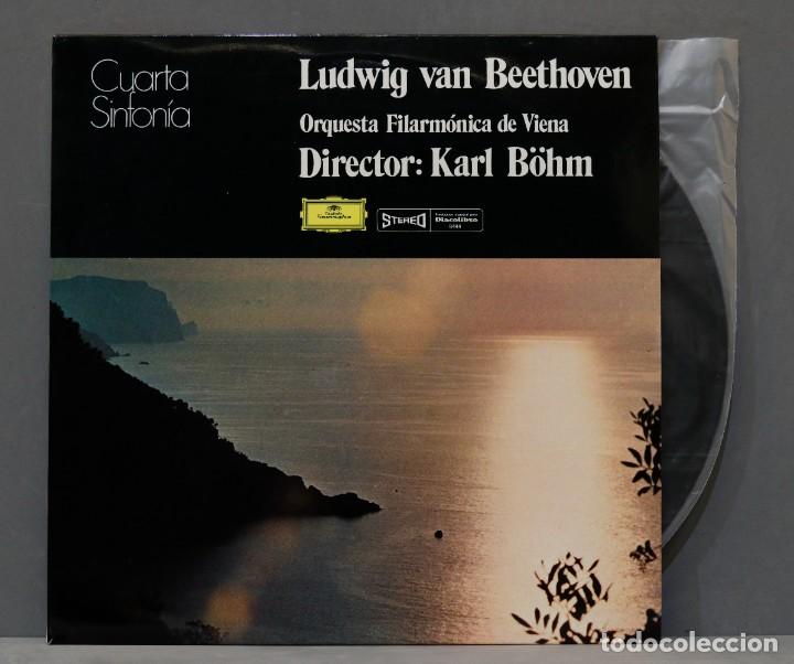 Discos de vinilo: LP. CUARTA SINFONIA. BEETHOVEN. BOHM - Foto 1
