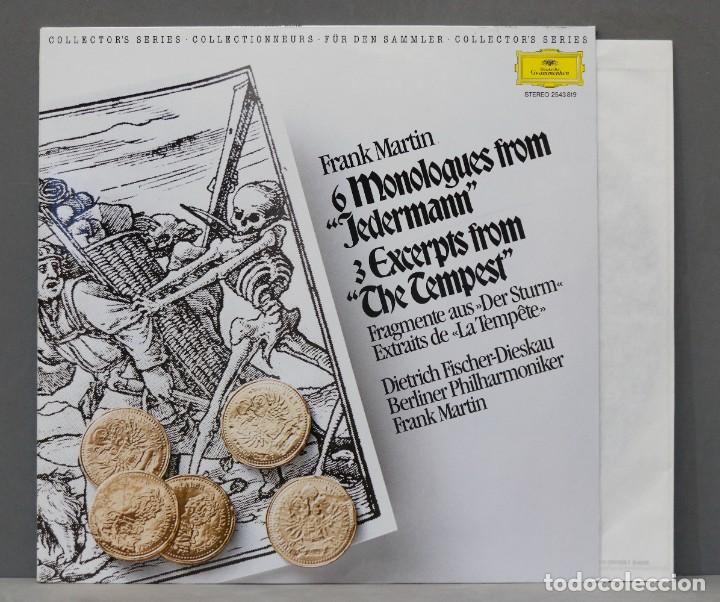 Vinyl records: LP. 6 MONOLOGUES FROM JEDERMANN . 3 EXCERPTS FROM THE TEMPEST. MARTIN