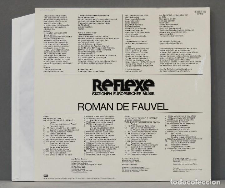 Discos de vinilo: LP. ROMAN DE FAUVEL - Foto 2