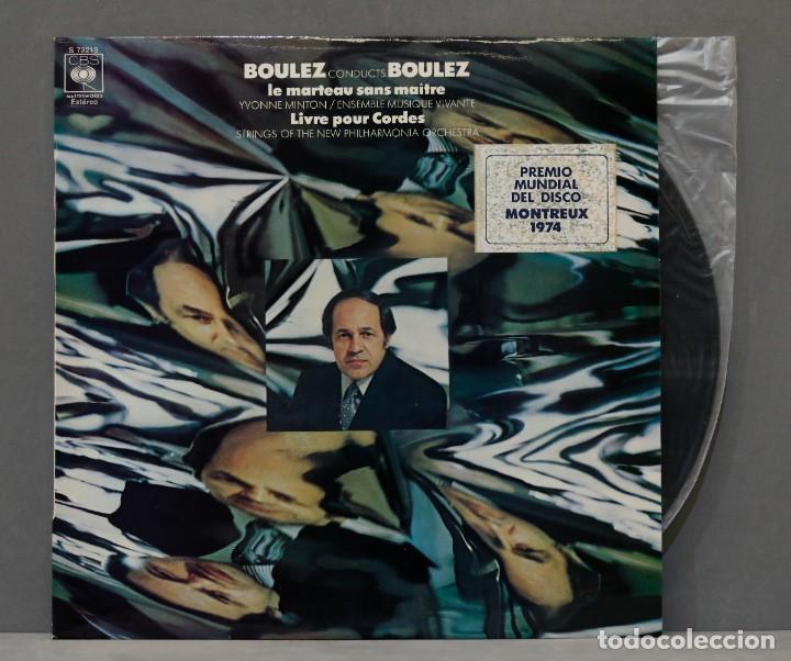 Discos de vinilo: LP. BOULEZ. LE MARTEAU SANS MAITRE - Foto 1