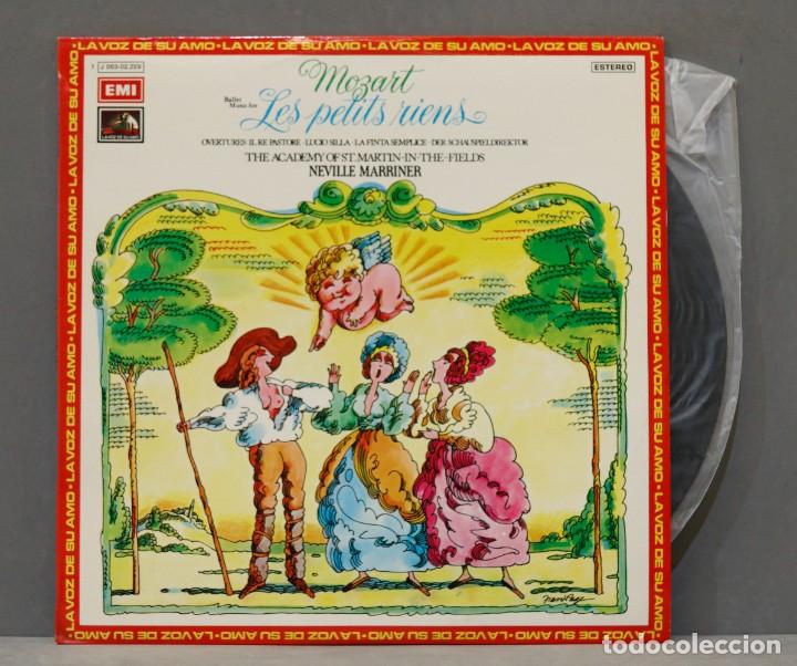 Discos de vinilo: LP. MOZART. LES PETITS RIENS. MARRINER - Foto 1