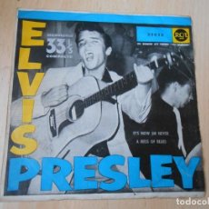 Discos de vinilo: ELVIS PRESLEY, SG, IT´S NOW OR NEVER + 1, AÑO 1960. Lote 273436448
