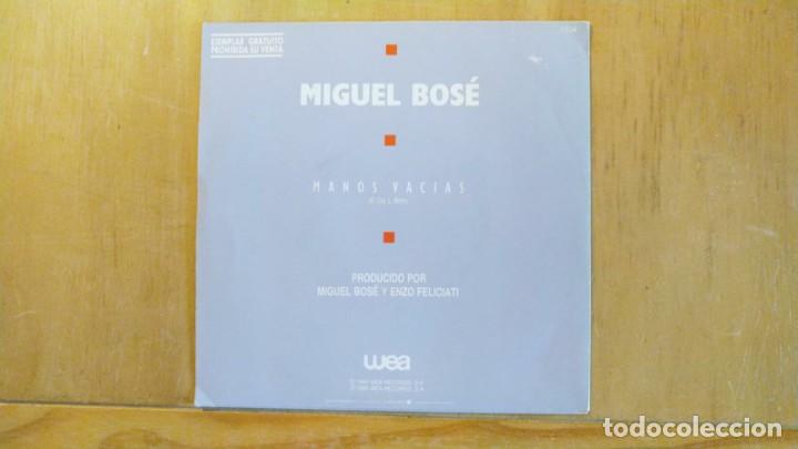 Discos de vinilo: Miguel Bos&eacute; &lrm;&ndash; Manos Vac&iacute;as - Foto 2