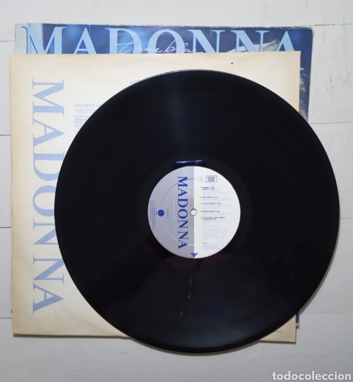 Discos de vinilo: DISCO MADONNA. LP TRUE BLUE. CON ENCARTE. - Foto 2
