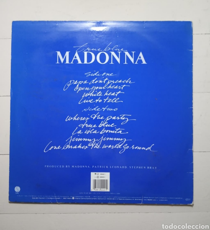 Discos de vinilo: DISCO MADONNA. LP TRUE BLUE. CON ENCARTE. - Foto 3
