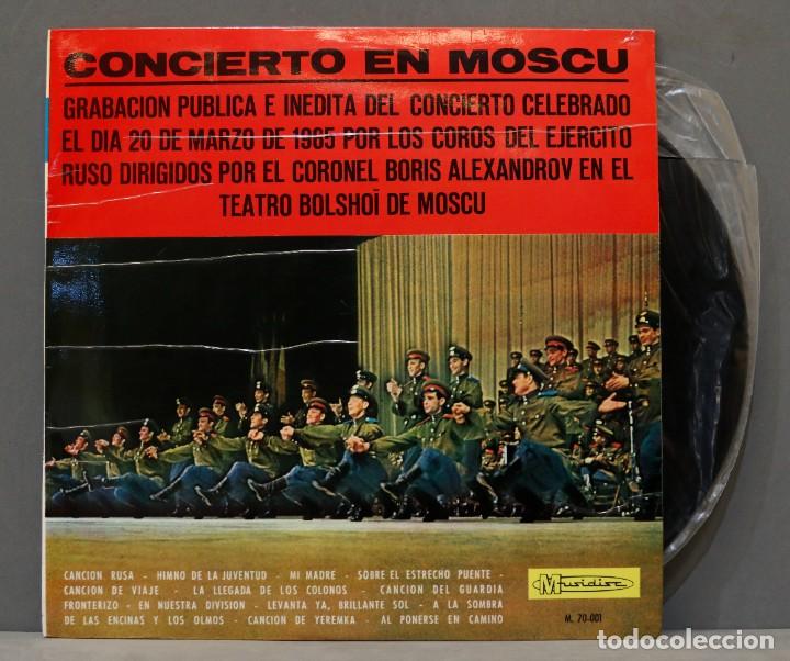 Discos de vinil: LP. CONCIERTO EN MOSCU COROS DEL EJERCITO RUSO 20 MARZO 1965