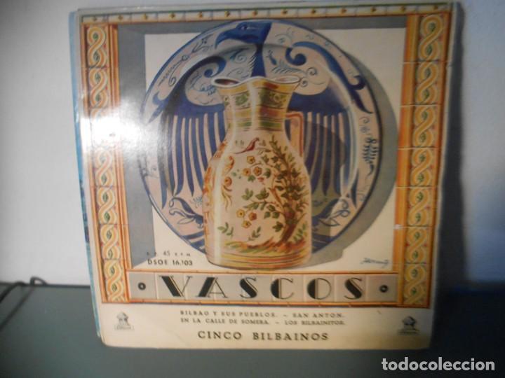 Discos de vinilo: CINCO BILBAINOS - VASCOS - Foto 1