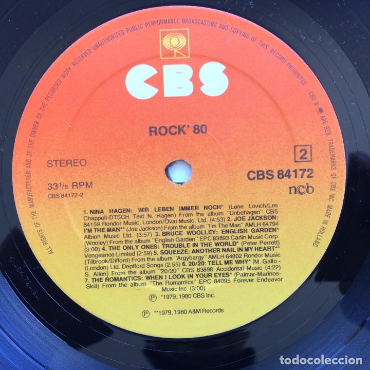 Discos de vinilo: Various &lrm;&ndash; Rock 80 Scandinavia,1980 CBS - Foto 6