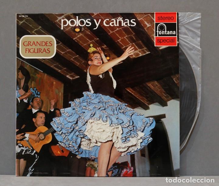 Discos de vinilo: LP. POLOS Y CA&Ntilde;AS. GRANDES FIGURAS - Foto 1