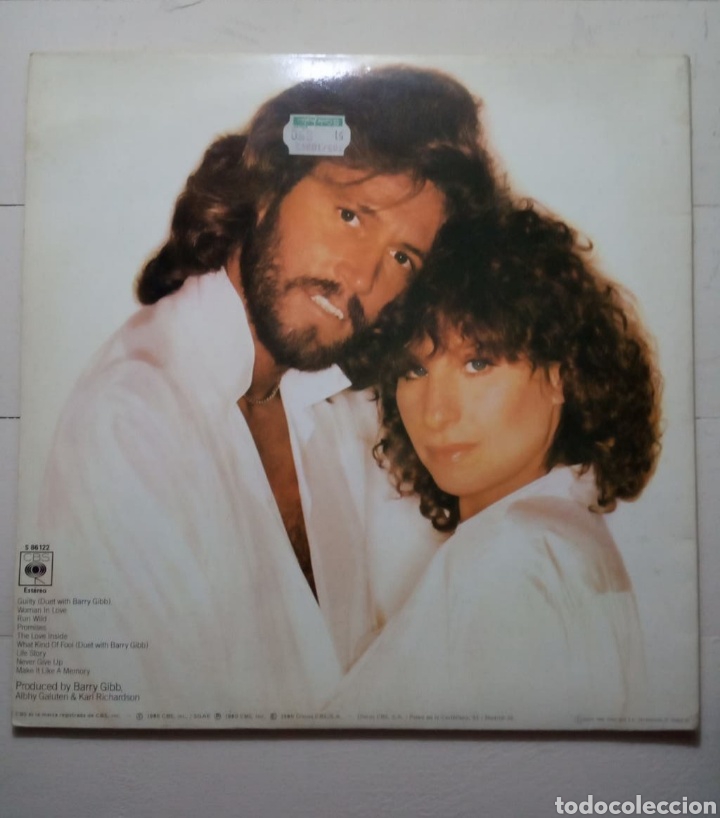 Discos de vinilo: DISCO B&Aacute;RBARA STREISAND Y GUILTY - Foto 2