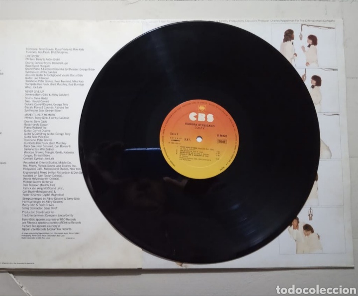 Discos de vinilo: DISCO B&Aacute;RBARA STREISAND Y GUILTY - Foto 3