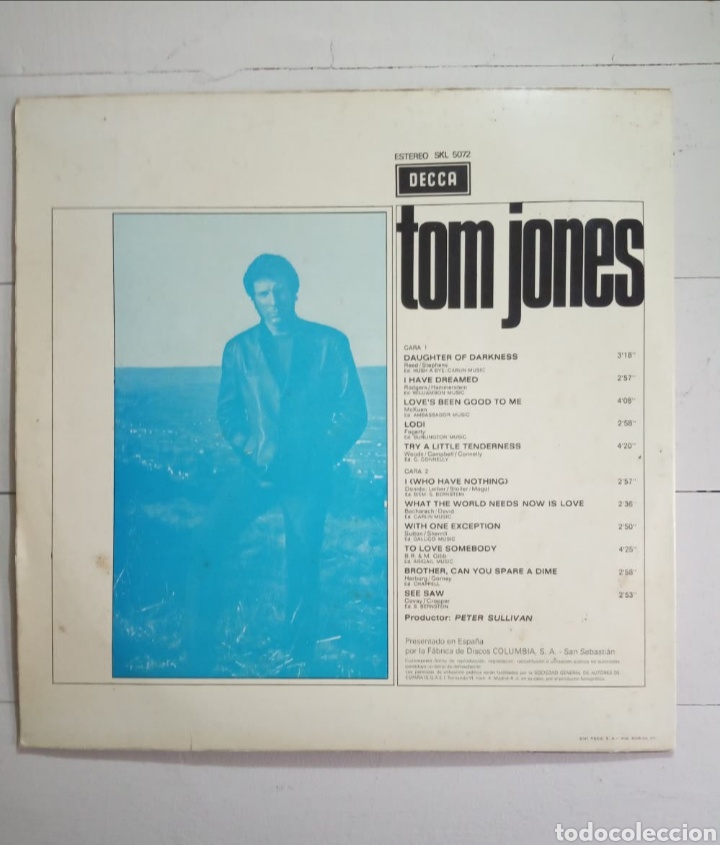 Discos de vinilo: DISCO TOM JONES. LP I WHO HAVE NOTHING - Foto 3