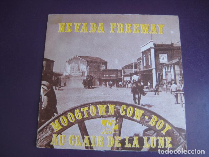 Vinyl records: Nevada Freeway &lrm;&ndash; Moogtown Cowboy - Sg SUGAR PLUM BELGICA 1973 - DISCO FUNK 70'S - POCO USO