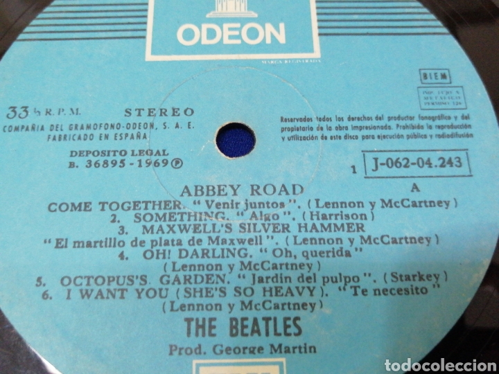 Discos de vinilo: BEATLES ABBEY ROAD N - Foto 3