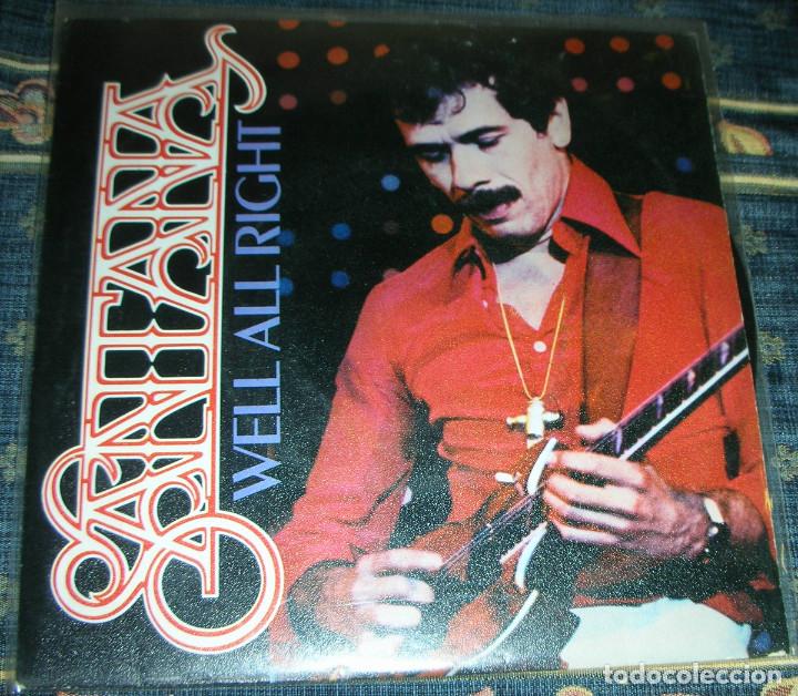 Discos de vinilo: Santana &ndash; Well All Right - SINGLE 1978 - Foto 1