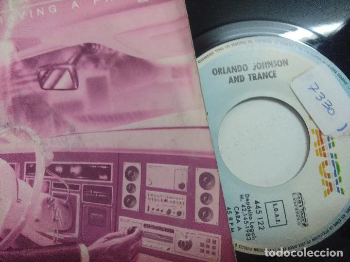 Discos de vinilo: SINGLE/ORLANDO JOHNSON AND TRANCE/FANTASIZE. - Foto 2