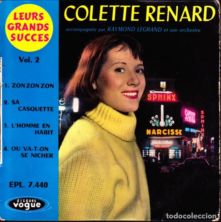 Discos de vinilo: EP COLETTE RENARD ZON ZON ZON + 3 - Foto 1