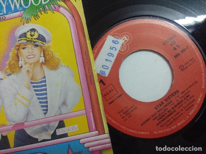 Discos de vinilo: SINGLE/STAR SISTERS/HOORAY FOR HOLLYWOOD. - Foto 2