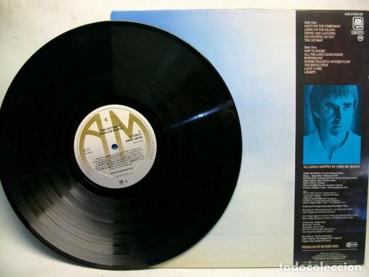 Discos de vinilo: CHRIS DE BURGH THE GETAWAY VINYL LP - Foto 2