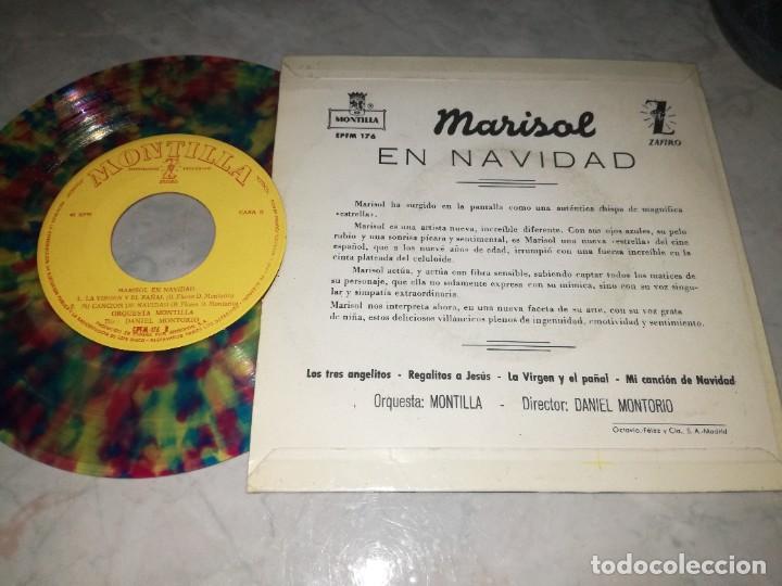 Discos de vinilo: MARISOL EN NAVIDAD-ORIGINAL A&Ntilde;O 1960 - Foto 2