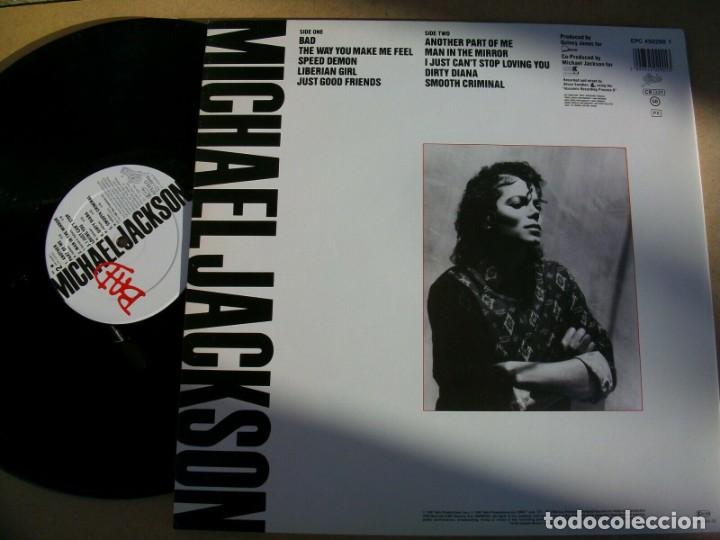 Discos de vinilo: MICHAEL JACKSON BAD VINYL LP - Foto 2