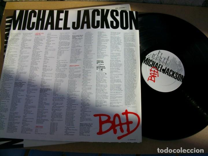 Discos de vinilo: MICHAEL JACKSON BAD VINYL LP - Foto 3
