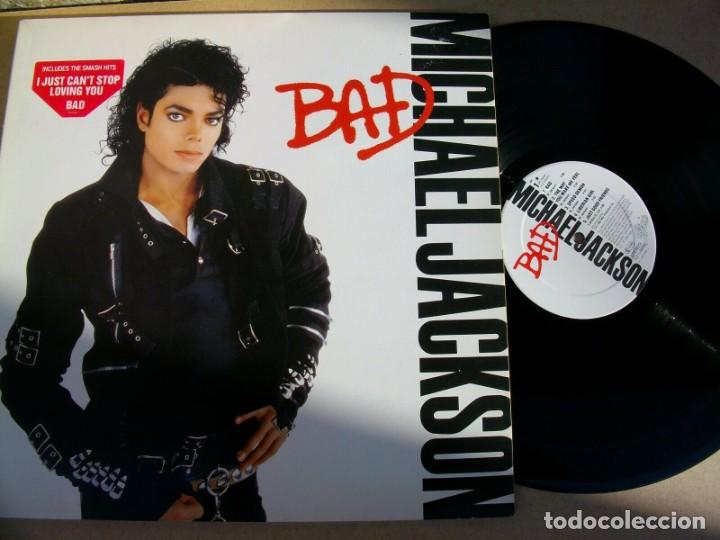 Discos de vinilo: MICHAEL JACKSON BAD VINYL LP - Foto 1