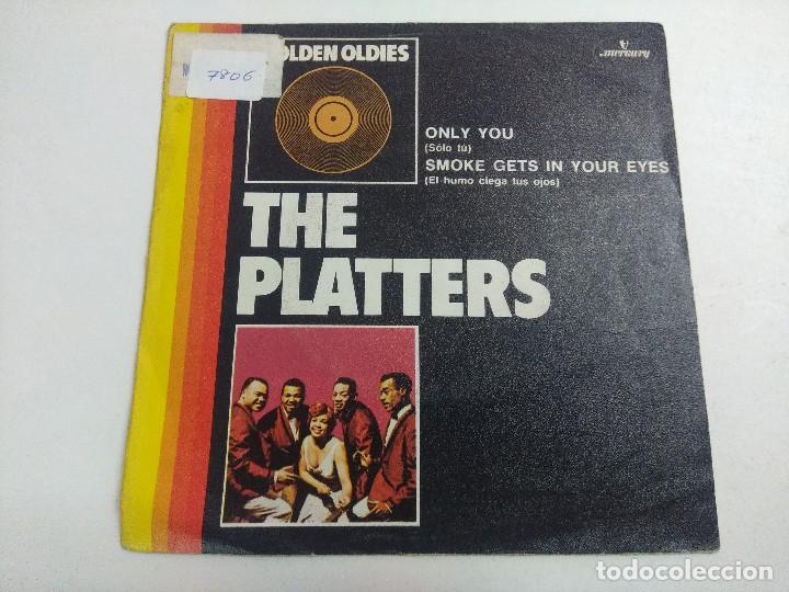 Discos de vinilo: SINGLE/THE PLATTERS/ONLY YOU. - Foto 1