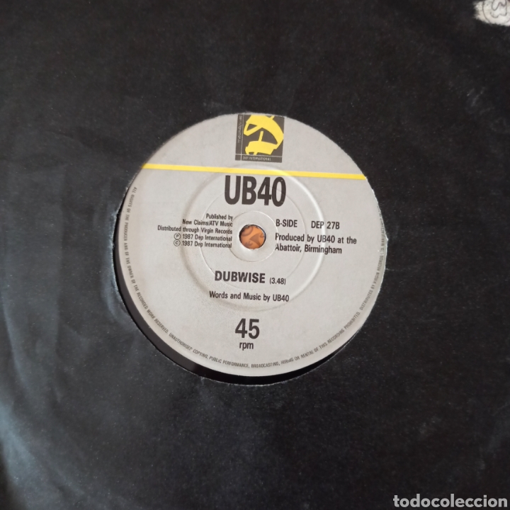 Discos de vinilo: UB40 - Maybe Tomorrow (DEP, UK, 1987) - Foto 1