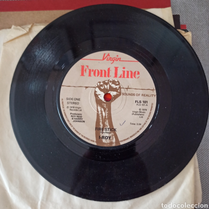 Discos de vinilo: I-Roy - Fire Stick (Front Line, UK, 1978) - Foto 1