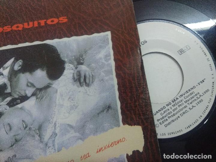 Discos de vinilo: SINGLE/MOSQUITOS/CUANDO NO SEA INVIERNO. - Foto 2